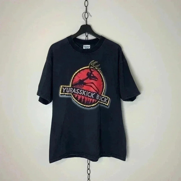 Vintage Yurasskick Buck Parody T-shirt - Picture 1 of 4